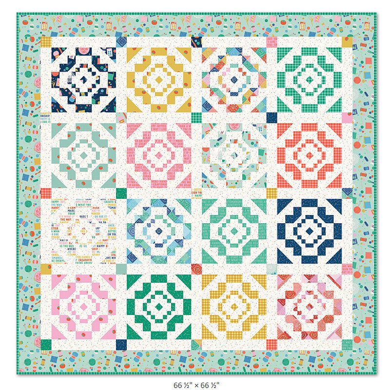 Free Handmade Chain Layer Cake Friendly PDF Quilt Pattern
