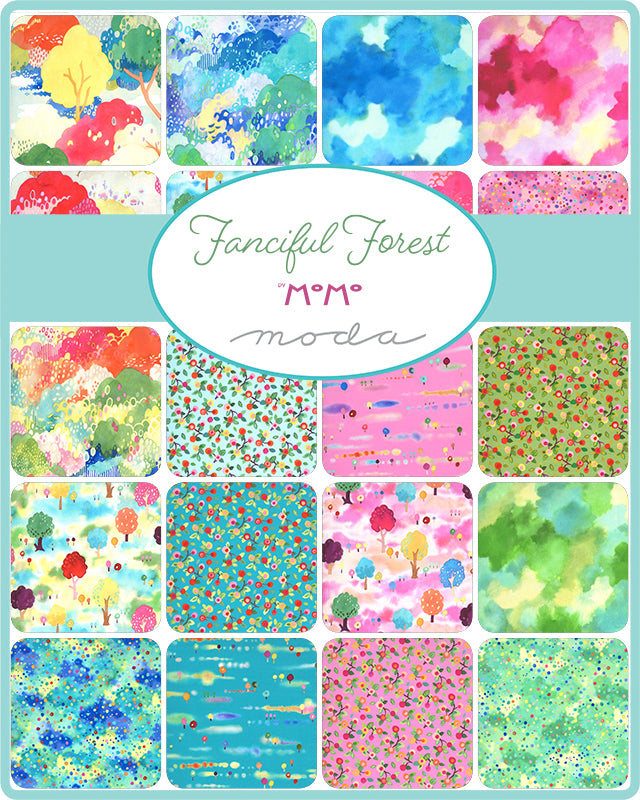 Moda Fanciful Forest 5" Charm Squares Rare Find
