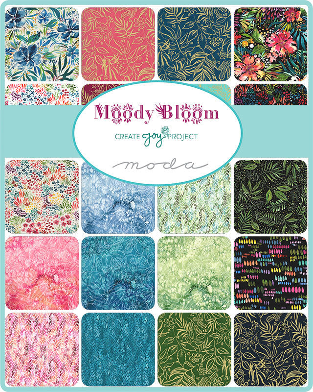 Moda Moody Bloom 5" Charm Squares Rare Find