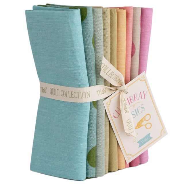 Tilda Seasonal Chambray Fat Quarter Bundle Spring 300218