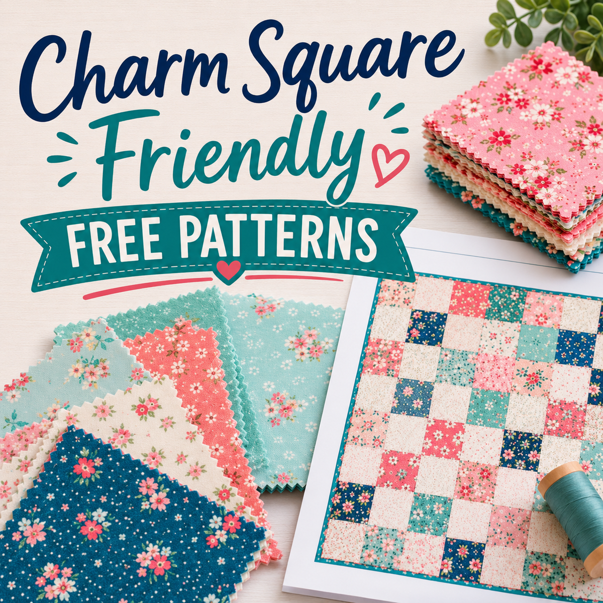Charm Square Friendly Free Patterns