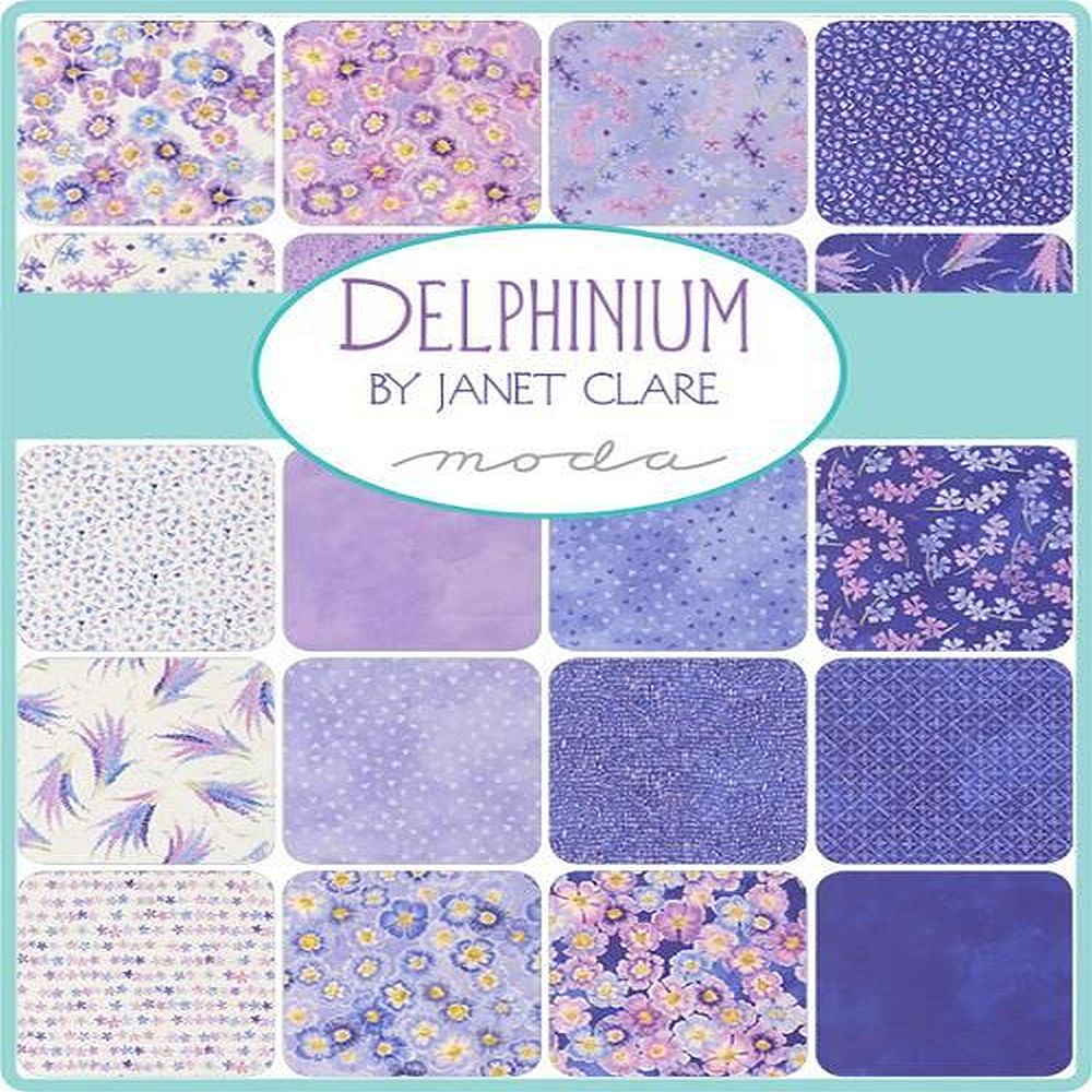 Moda Delphinium Fabric Collection