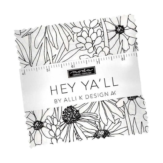 Moda | Hey Ya'll Monochrome | Charm Pack | 5" Squares