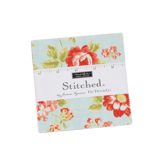 Moda | Stitched by Fig Tree & Co | Charm Pack | 5" Squares | 20490pp