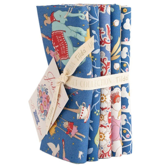 Tilda Jubilee Celebration Fat Quarter Bundle Blue 300184