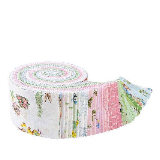 Peter Rabbit & Friends 2.5" Rolie Polie Jelly Roll C15860-40-RP