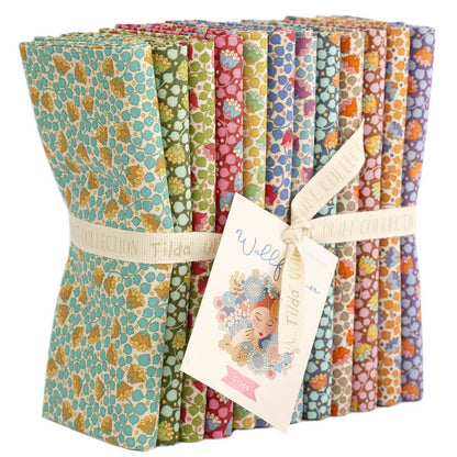 Tilda Wallflower Bellflower Blenders Fat Quarter Bundle 300236