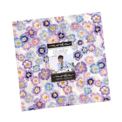 Moda Delphinium Purple Floral Layer Cake 24650LC