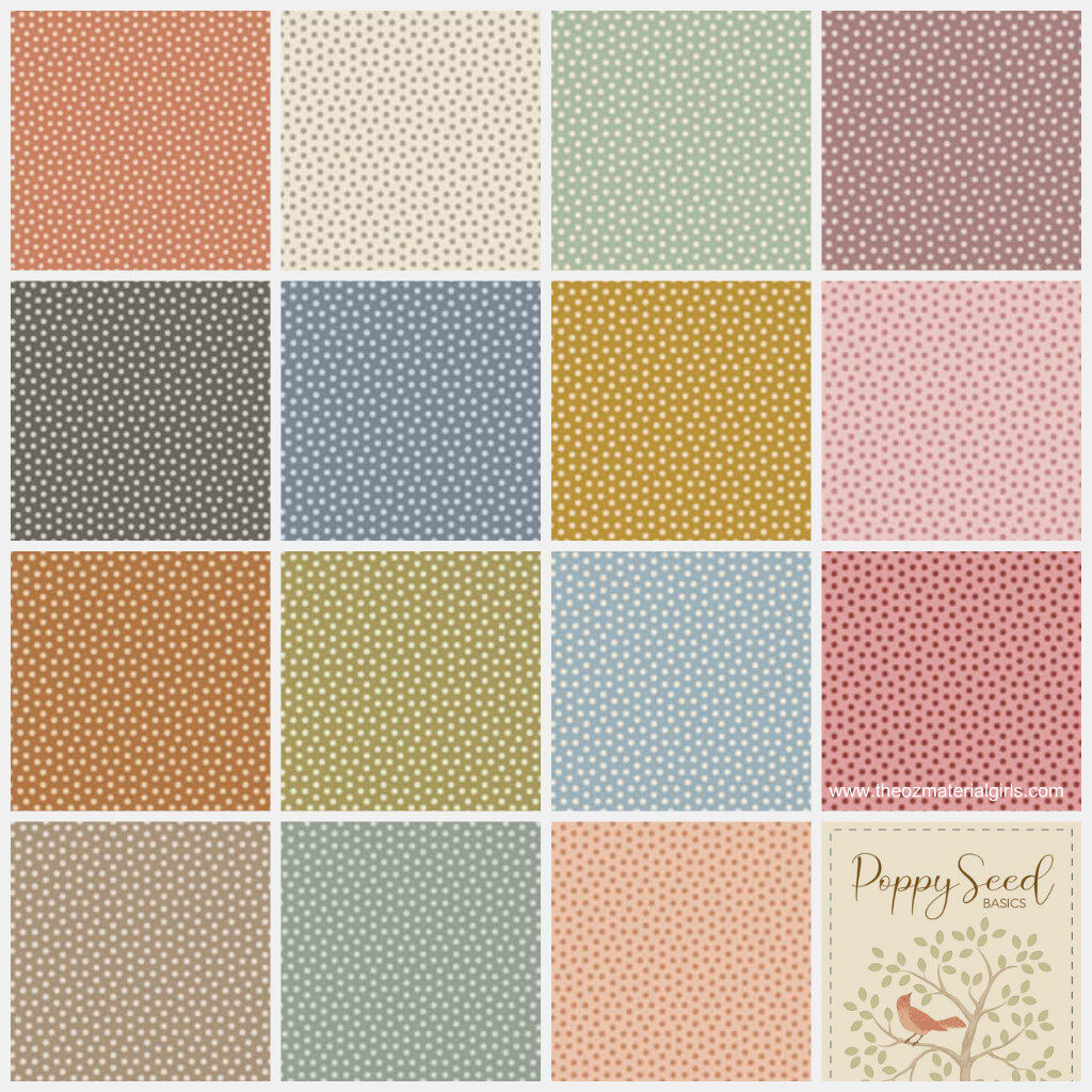 Tilda Poppy Seed Basics Fat Quarter Bundle 300270