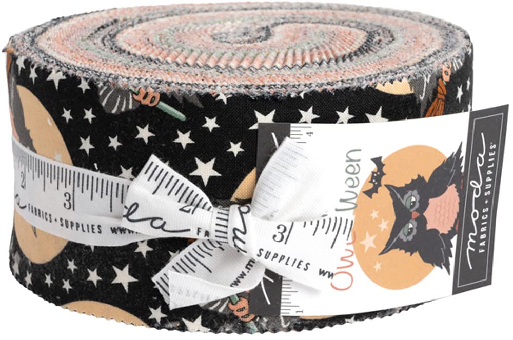 Moda Owl O Ween Halloween Jelly Roll 31190JR
