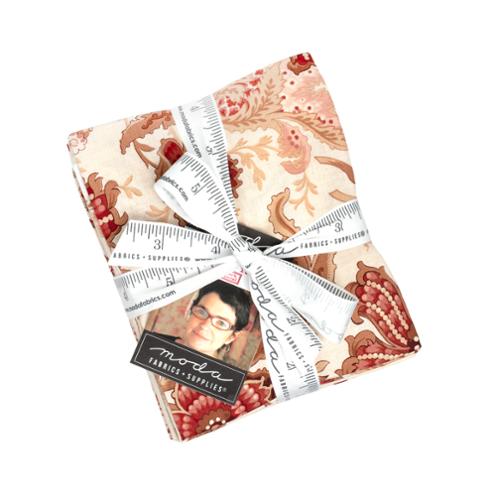 Moda Le Jardin Rouge French General Fat Quarter Bundle 36150AB featuring 40 factory-cut fat quarters
