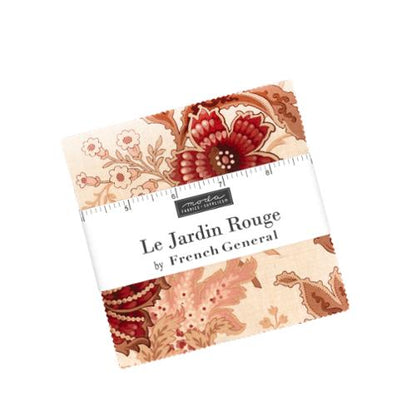 Moda Le Jardin Rouge French General 5" Charm Pack  36150PP