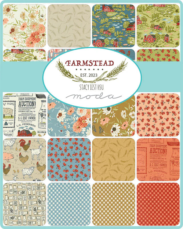 Moda Farmstead Country Floral Jelly Roll 20900JR