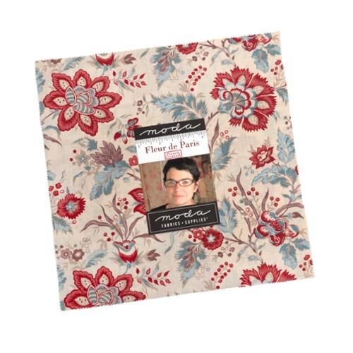 Moda Fleur de Paris layer cake 10 inch squares French General quilting fabric