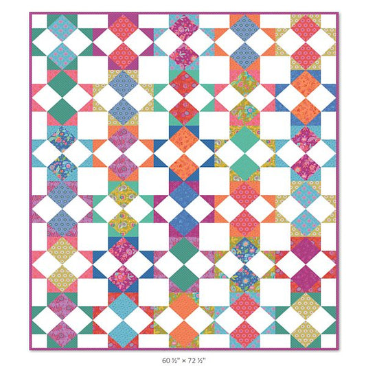Free Kipling Garden Fat Quarter Friendly Quilt Pattern