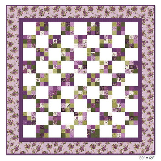 Free Jelly Roll Friendly Ann With an E PDF Quilt Pattern