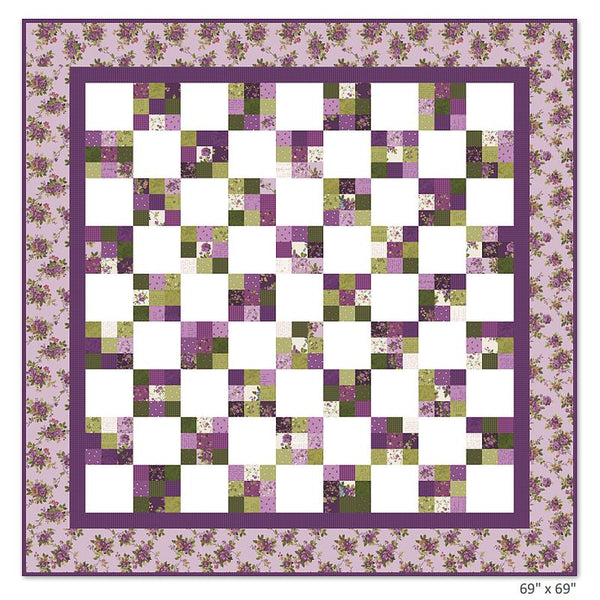 Free Jelly Roll Friendly Ann With an E PDF Quilt Pattern