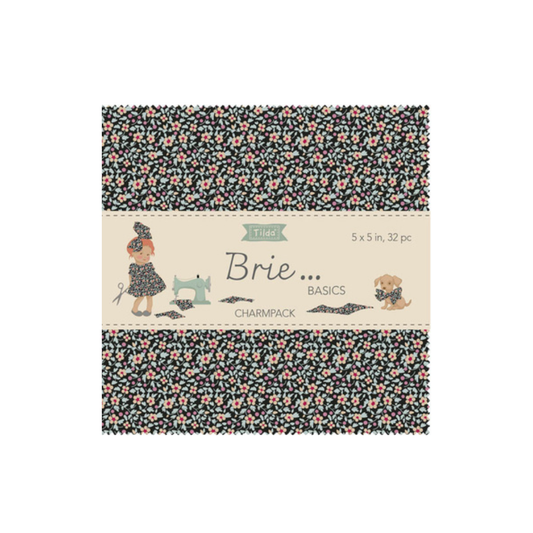 Tilda Brie Basics Charm Pack 5" Squares 300273