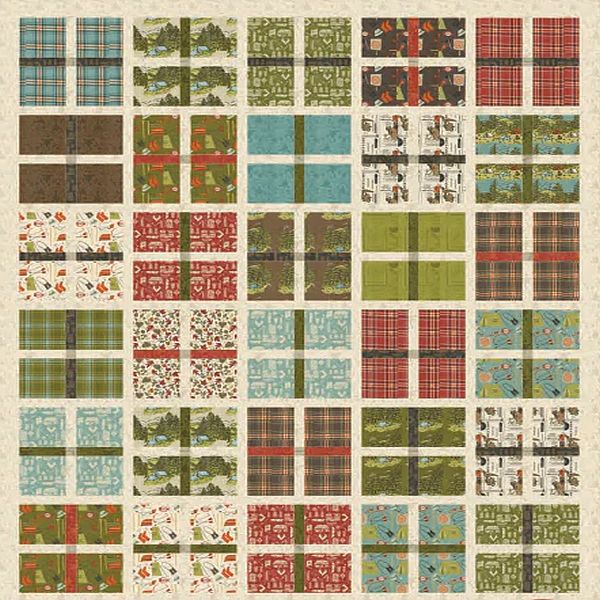 Free Cabin Window Layer Cake Friendly PDF Quilt Pattern