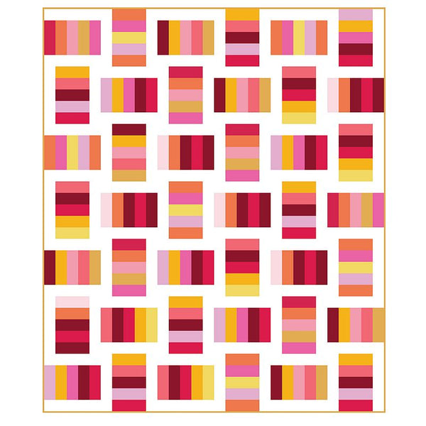 Free Jelly Roll Friendly Contessa PDF Quilt Pattern
