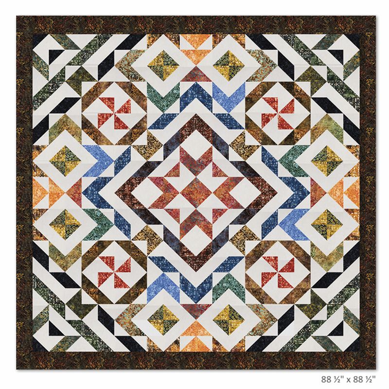 Free Expressions Fat Quarter Friendly PDF Quilt Pattern
