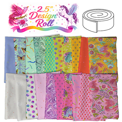 Tula Pink Legendary 2.5" Design Roll FB4DRTP