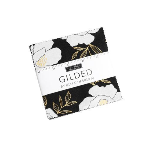 Moda Alli K Design Gilded Floral 5" Charm Pack 11530PP