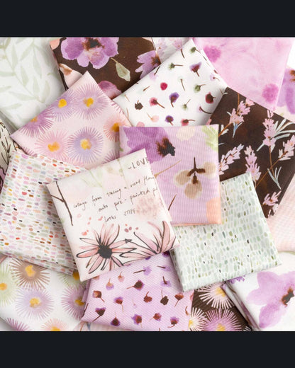 Moda Blooming Lovely Watercolours 5" Fabric Charm Squares 16970PP