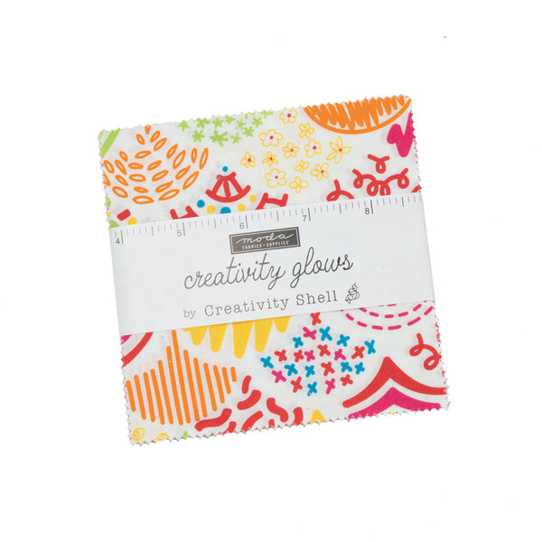 Moda Creativity Glows 5" Fabric Charm Squares 47530PP