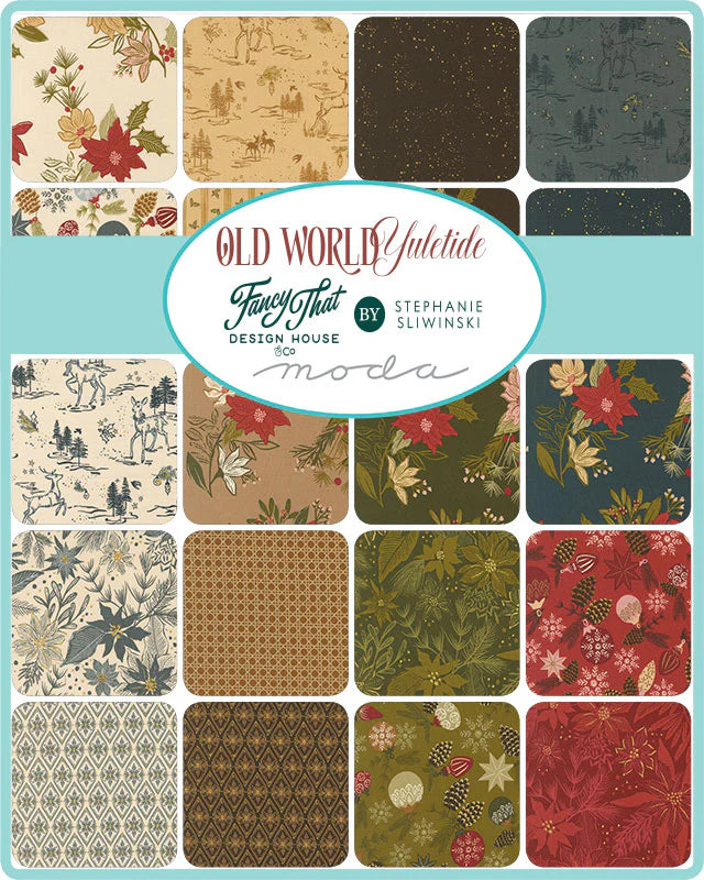 Moda Fancy That Design House Old World Yuletide Jelly Roll 45620JR