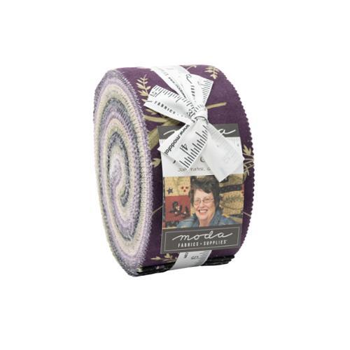Moda Iris & Ivy Floral Jelly Roll featuring 40 coordinating 2.5 inch fabric strips