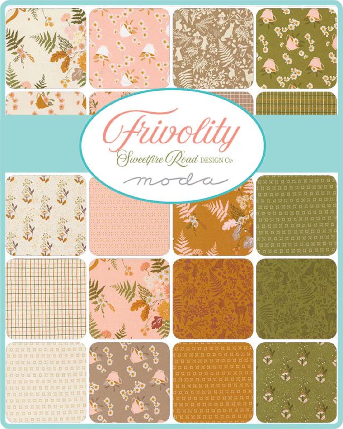 Moda Sweetfire Road Frivolity 5" Charm Pack 43190PP