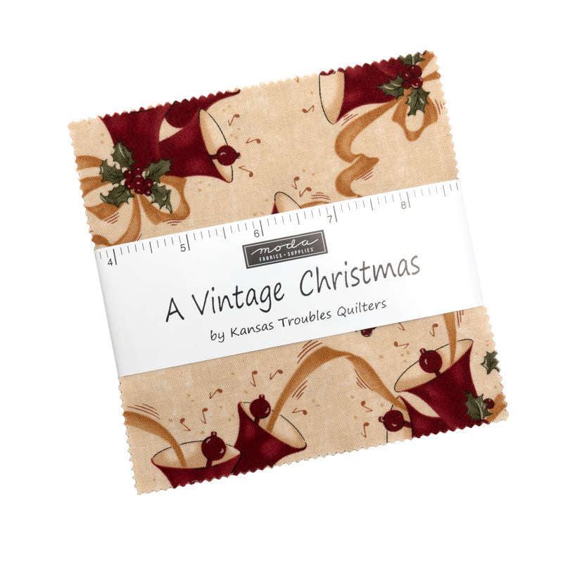 Moda Vintage Christmas Charm Pack 5 Inch Fabric Squares 9780PP