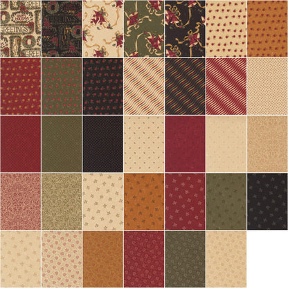 Moda Vintage Christmas Jelly Roll 2.5" Fabric Strips 9780JR