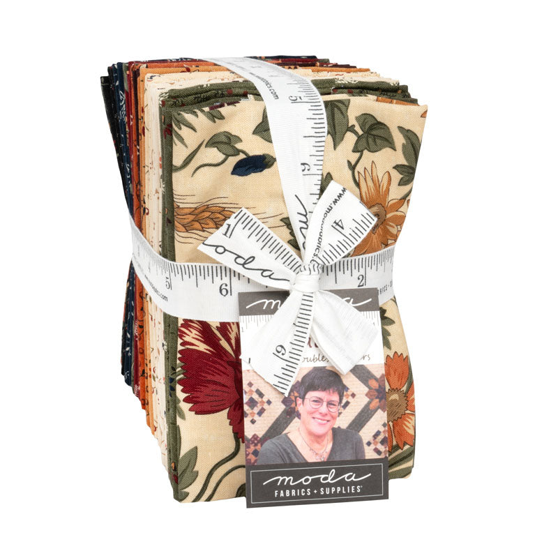 Moda Wheatland Fat Eighth Bundle 9790F8 by Kansas Troubles Quilters. Includes 40 coordinating Fat Eighths for quilting, patchwork and sewing.