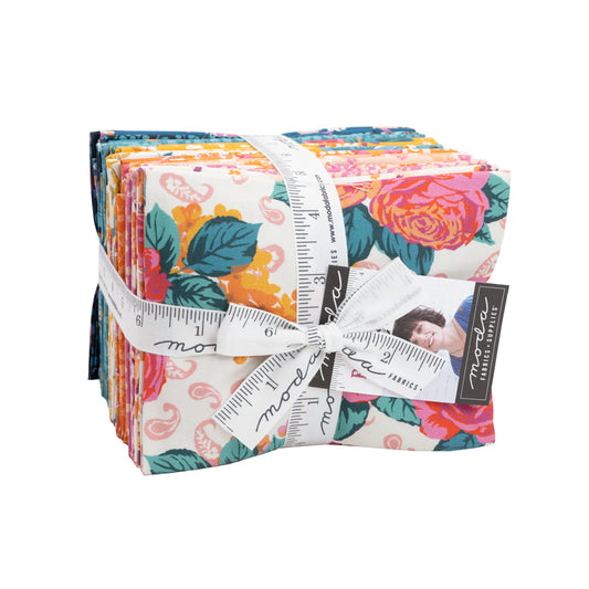Paisley Rose Moda Fat Quarter Fabric Bundle 11880AB