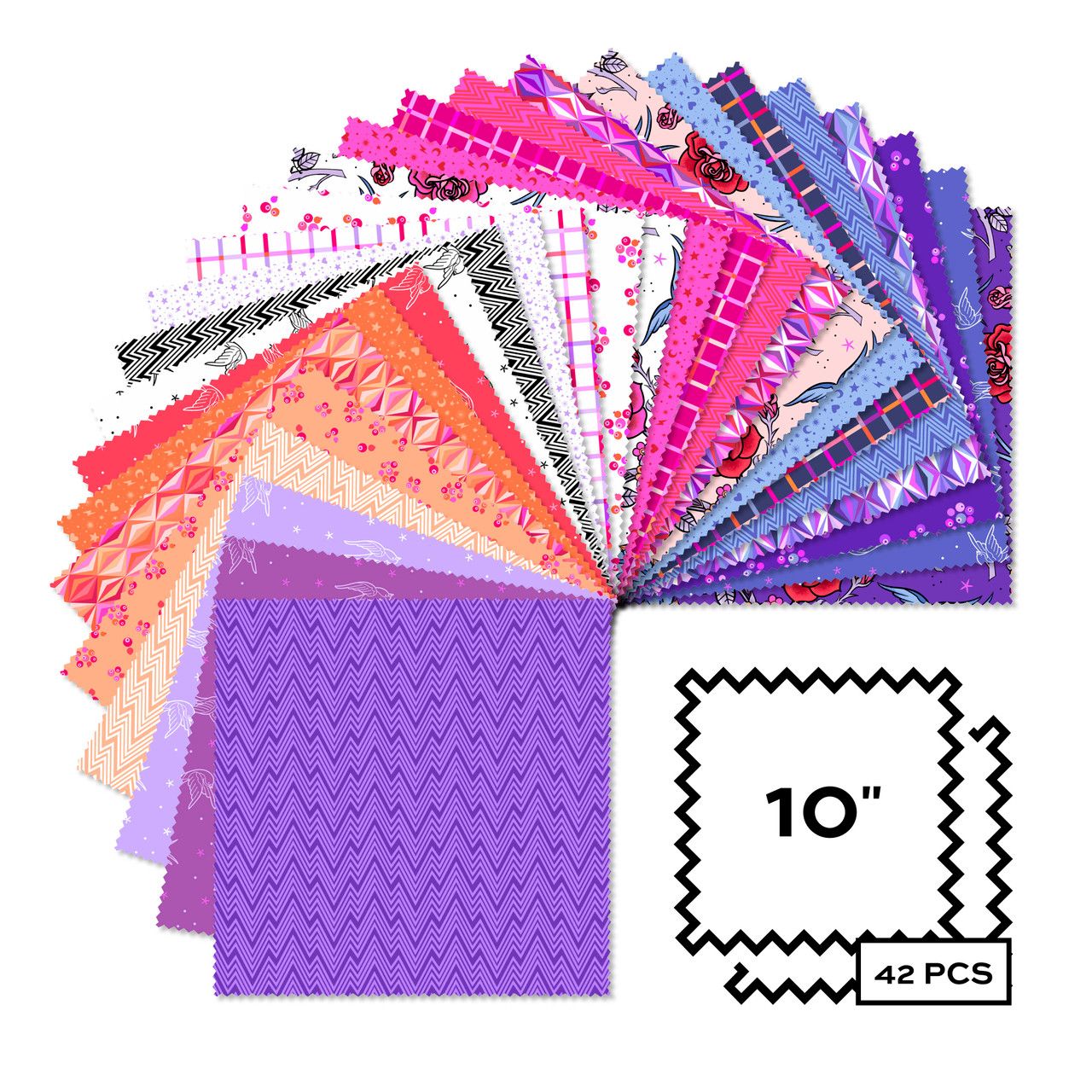 Perfect Day 10 Inch Squares 42pc Andover Libs Elliott