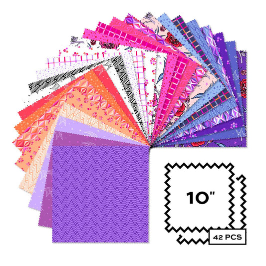 Perfect Day 10 Inch Squares 42pc Andover Libs Elliott