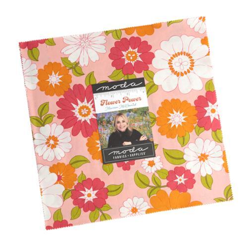 Moda Maureen McCormick Flower Power Layer Cake 33710LC Rare Find