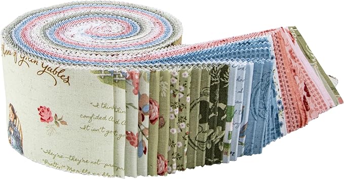 Riley Blake Anne of Green Gables 2.5" Rolie Polie Jelly Roll RP-16120-40