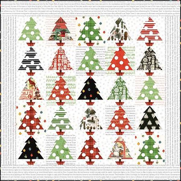 Riley Blake Classic Christmas Tannenbaum Quilt Kit CKT-16280