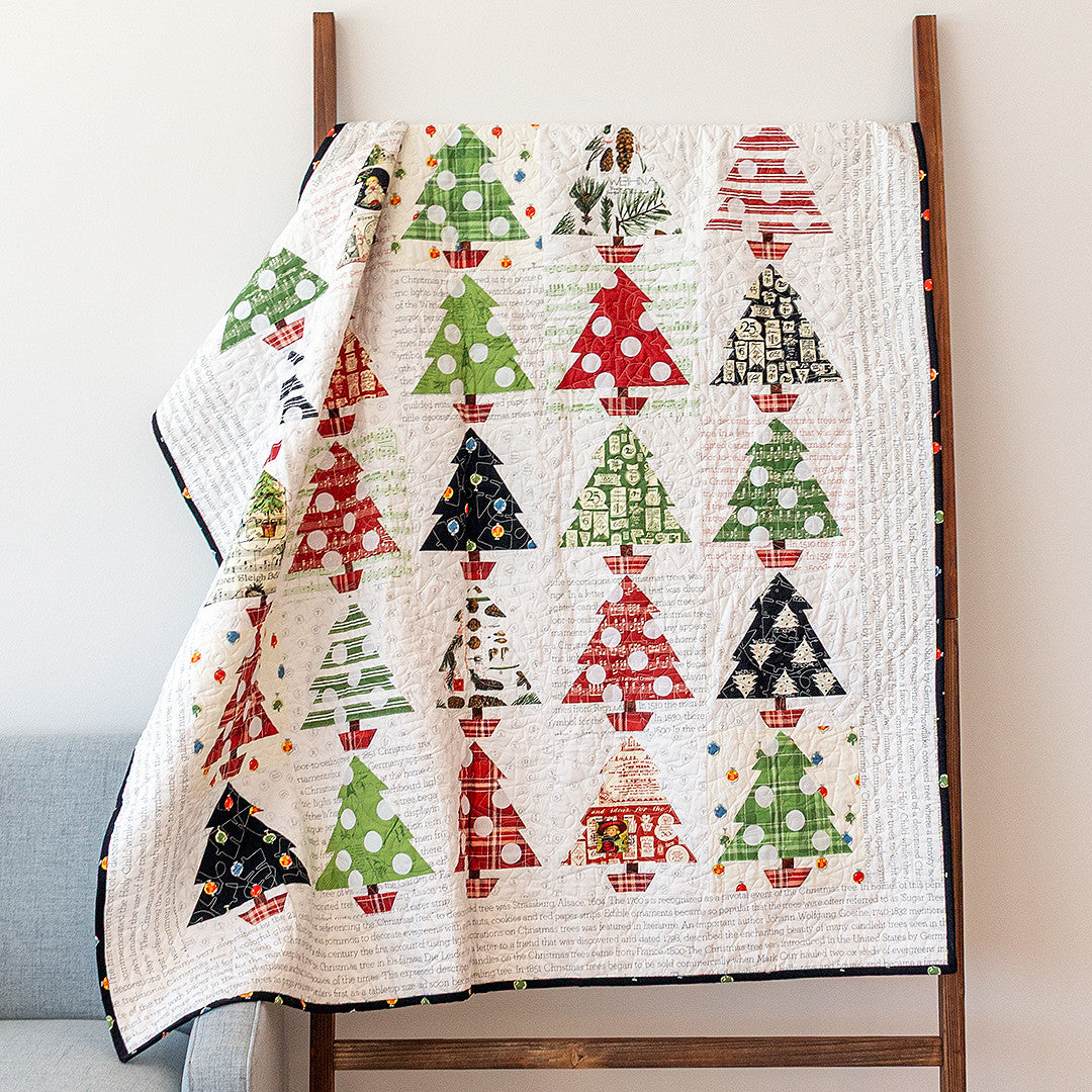 Riley Blake Classic Christmas Tannenbaum Quilt Kit CKT-16280