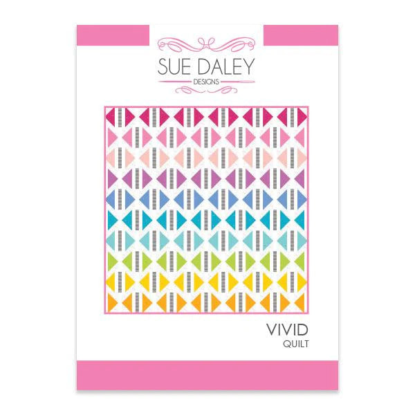 Riley Blake Colour Wall Vivid quilt design with bold geometric blocks in bright colours
