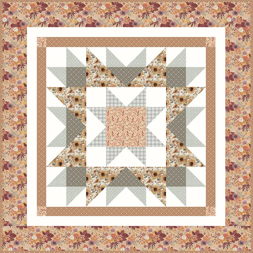 Riley Blake Evening on the Prairie Evening Star Boxed Quilt Kit CKT-16741