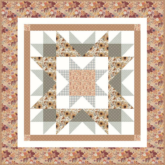 Riley Blake Evening on the Prairie Evening Star Boxed Quilt Kit CKT-16741