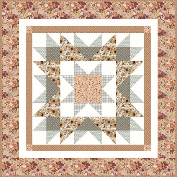 Riley Blake Evening on the Prairie Evening Star Boxed Quilt Kit CKT-16741