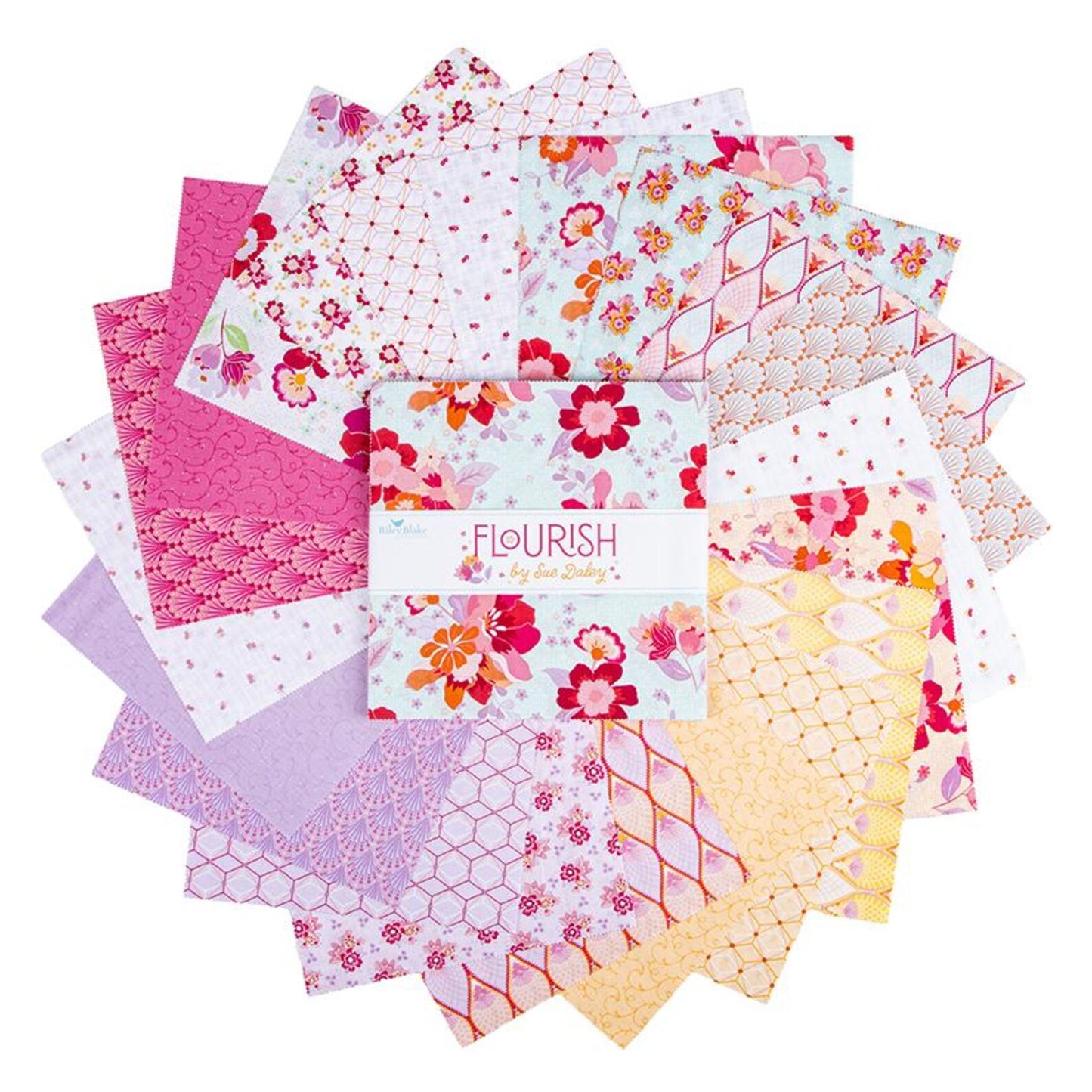 Riley Blake Flourish 10" Stacker 42pc C10-17450-42