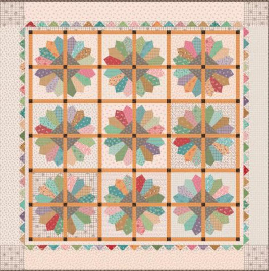 Riley Blake Gentler Times Delightful Dresden Boxed Quilt Kit CKT-16470