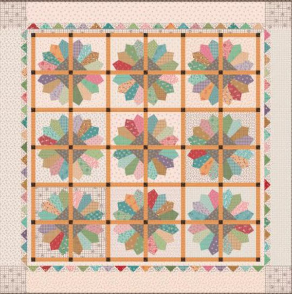 Riley Blake Gentler Times Delightful Dresden Boxed Quilt Kit CKT-16470