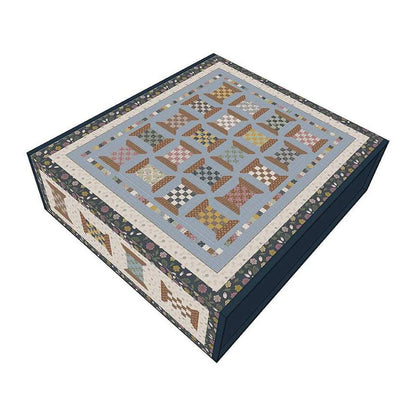 Riley Blake Honey Locust Checkered Spools Boxed Quilt Kit CKT-16270